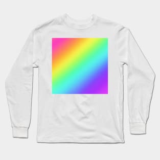 Rainbow Gradient Long Sleeve T-Shirt